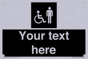 Custom information: black panel disabled and male